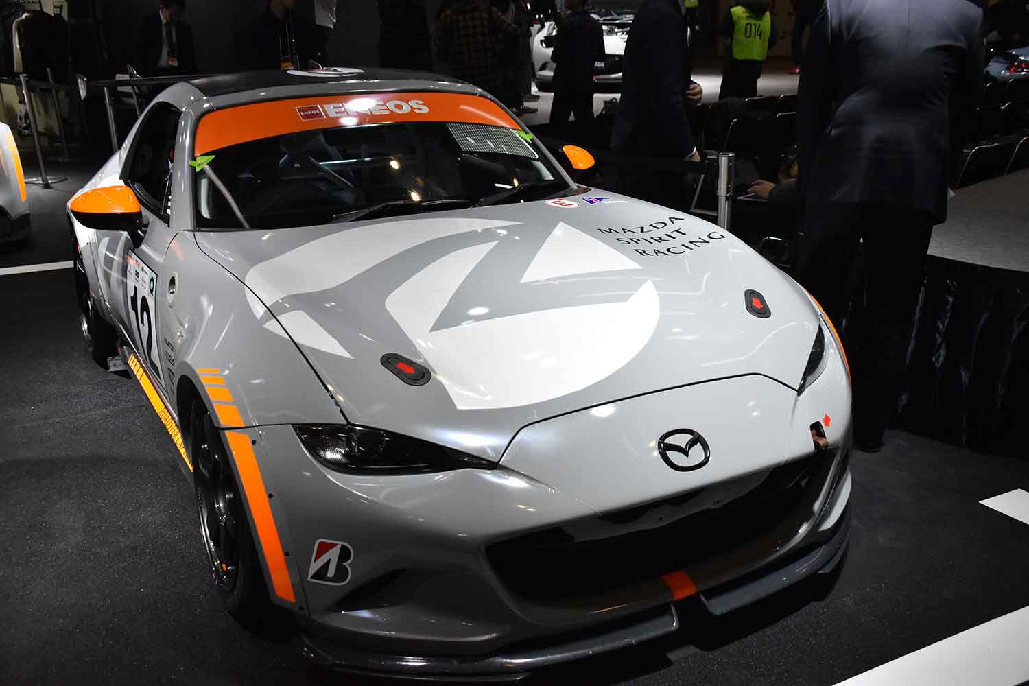 2024年のスーパー耐久に参戦した「MAZDA SPIRIT RACING ROADSTER CNF concept」