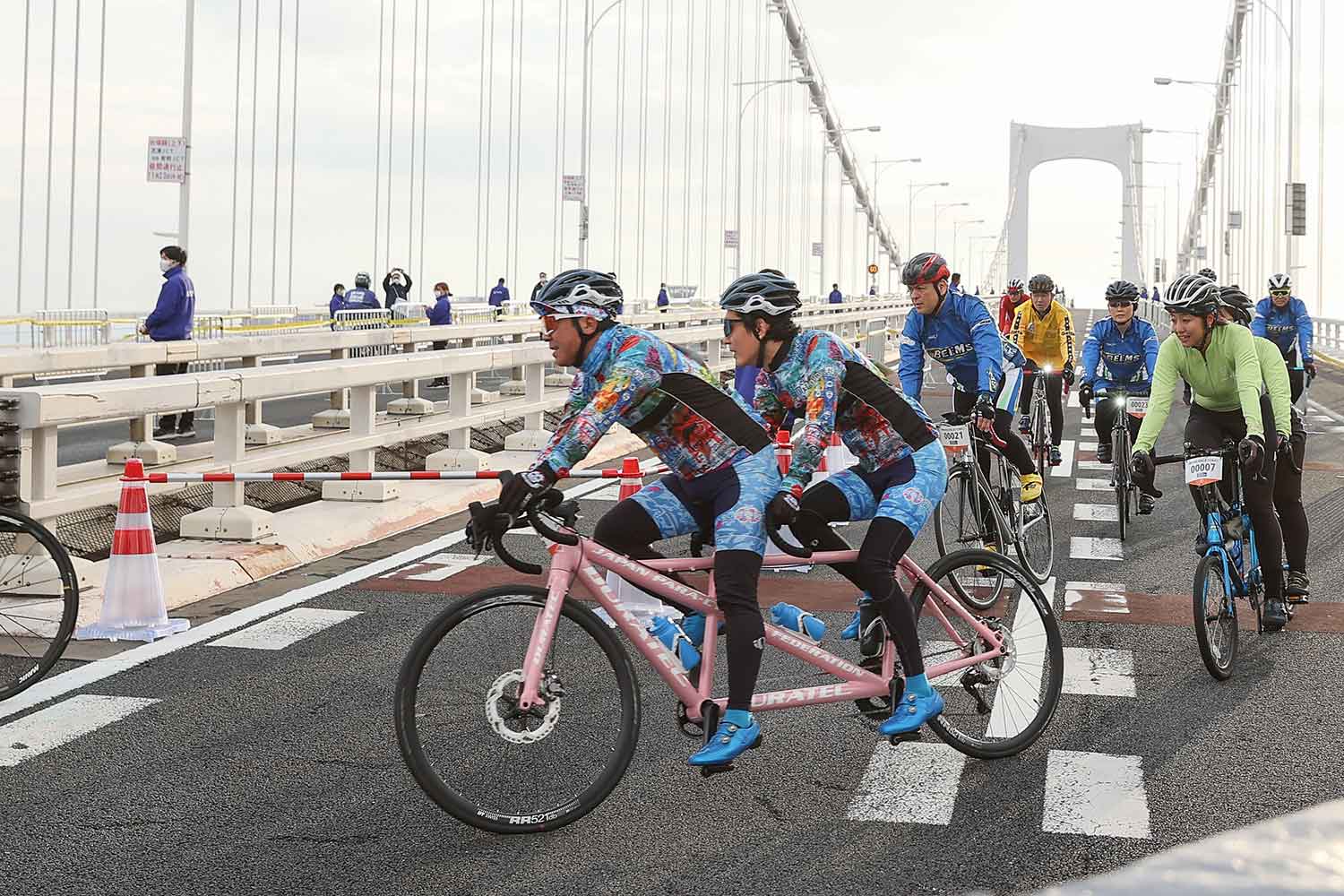 自転車のイベント「GRAND CYCLE TOKYO」の開催時の様子