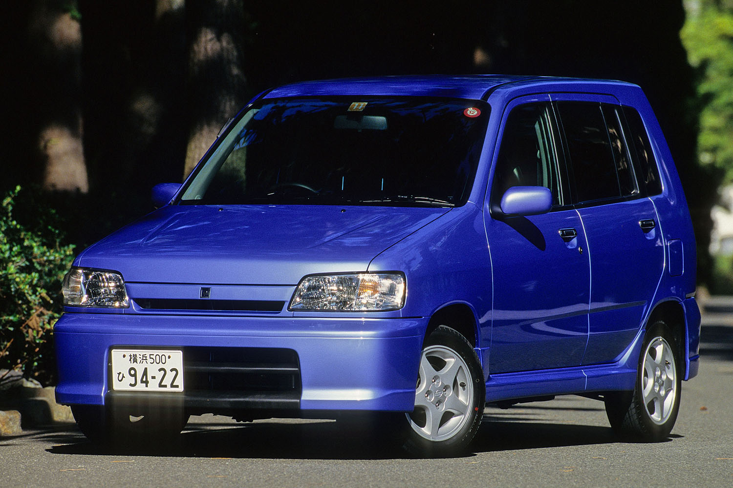 初代日産キューブのフロントスタイリング