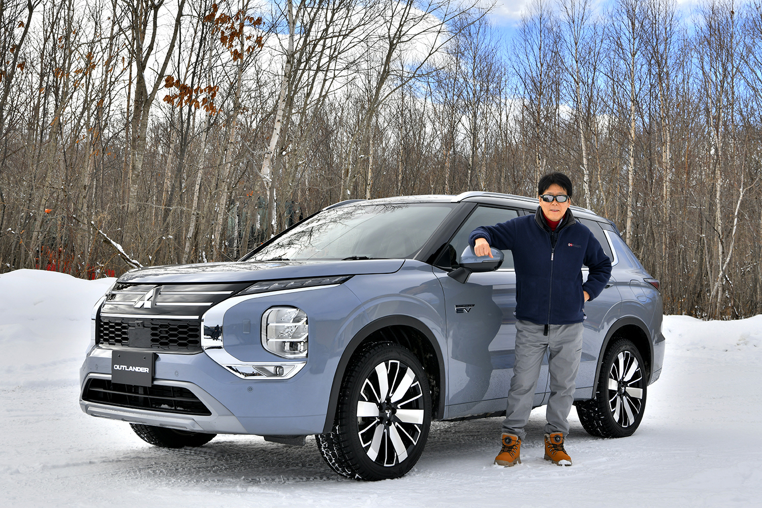 モータージャーナリストの中谷明彦がアウトランダーPHEV&トライトンに雪上試乗 〜 画像13