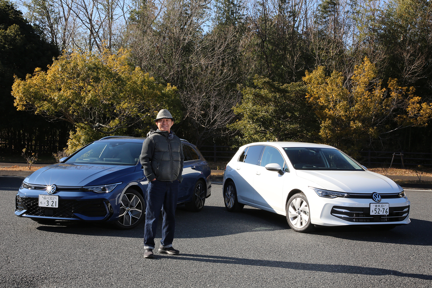 VWゴルフ&ゴルフヴァリアントと木下隆之さん