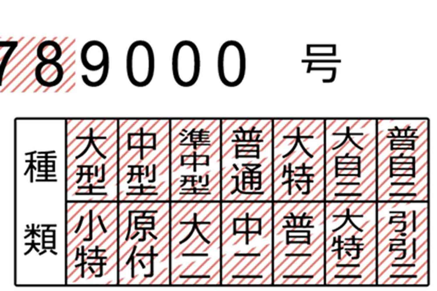 免許証の運転できる車種類の記載欄 〜 画像7