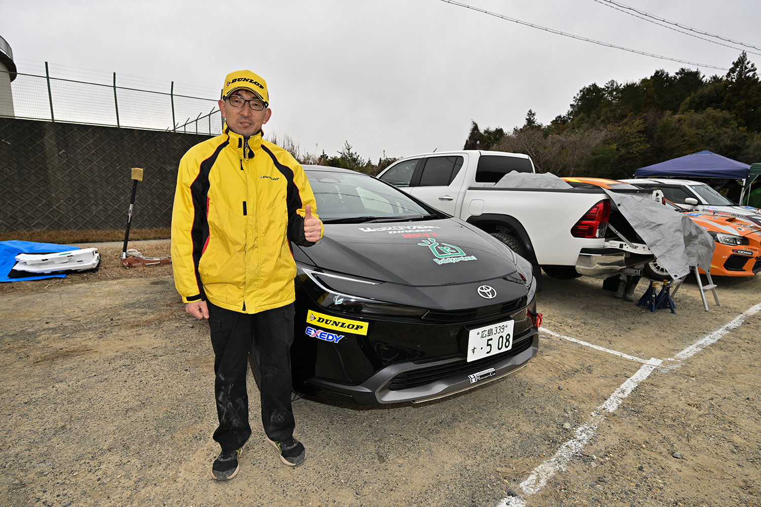 トヨタ・プリウスと太田智喜選手