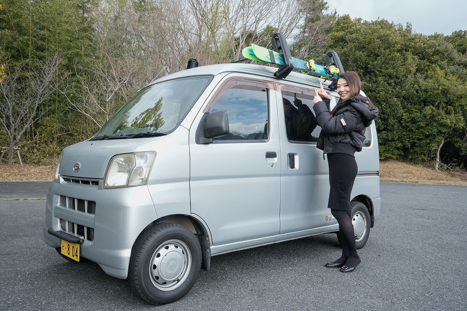 車中泊仕様の軽バン 〜 画像19