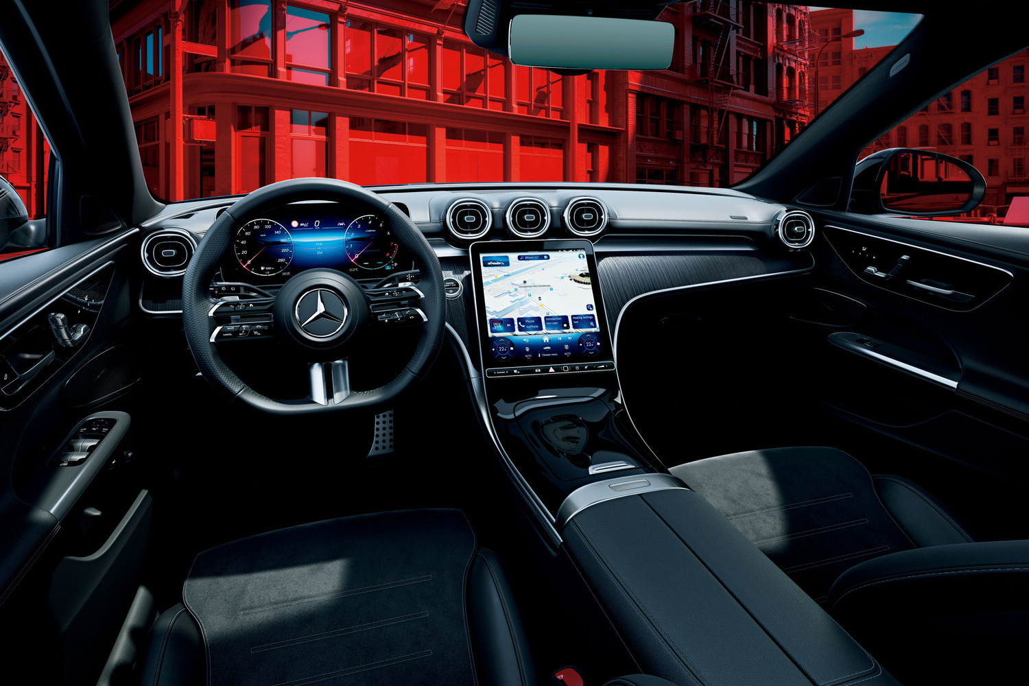 メルセデス・ベンツ「C200 Sports」の室内