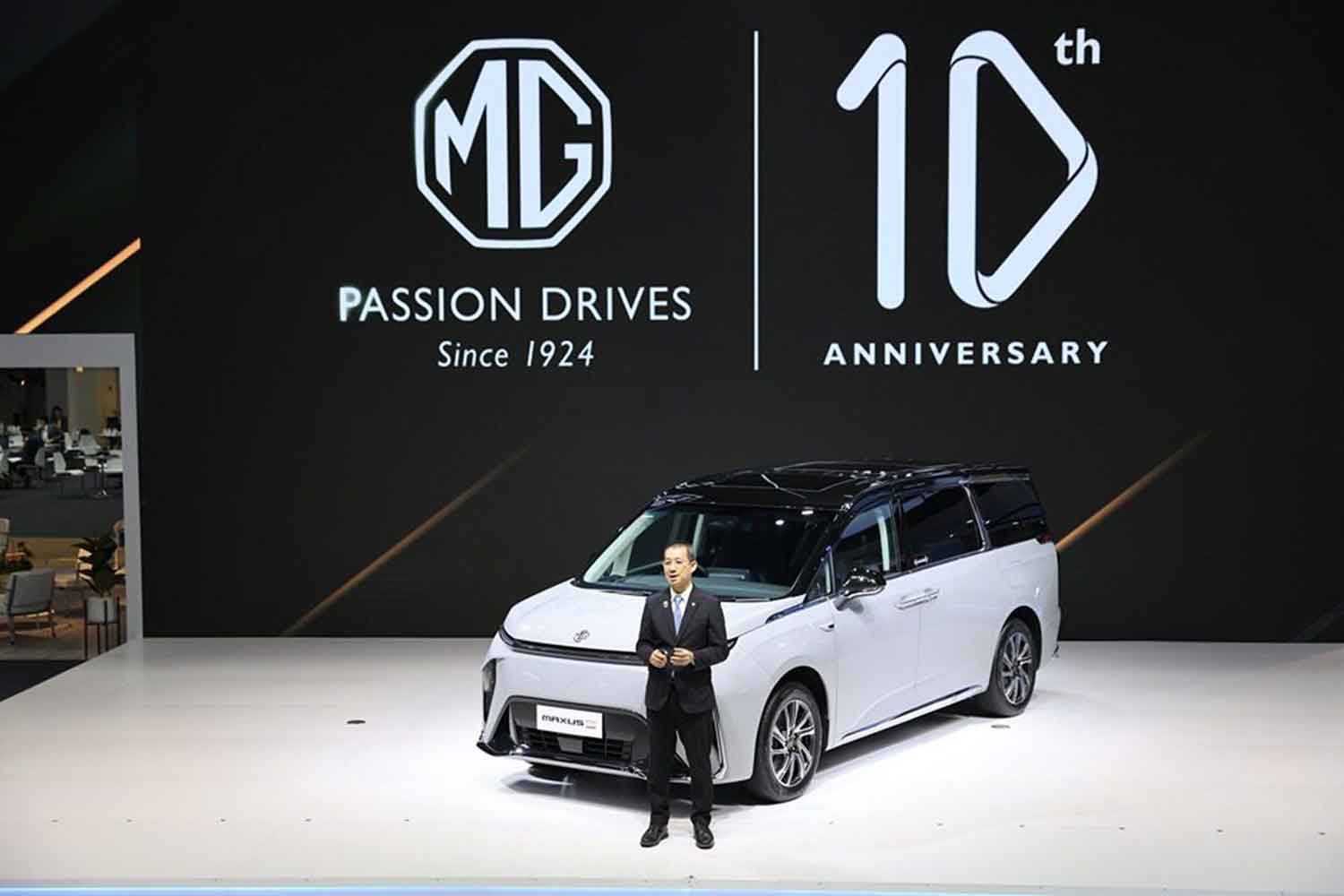 MGブランドの発表会のイメージ
