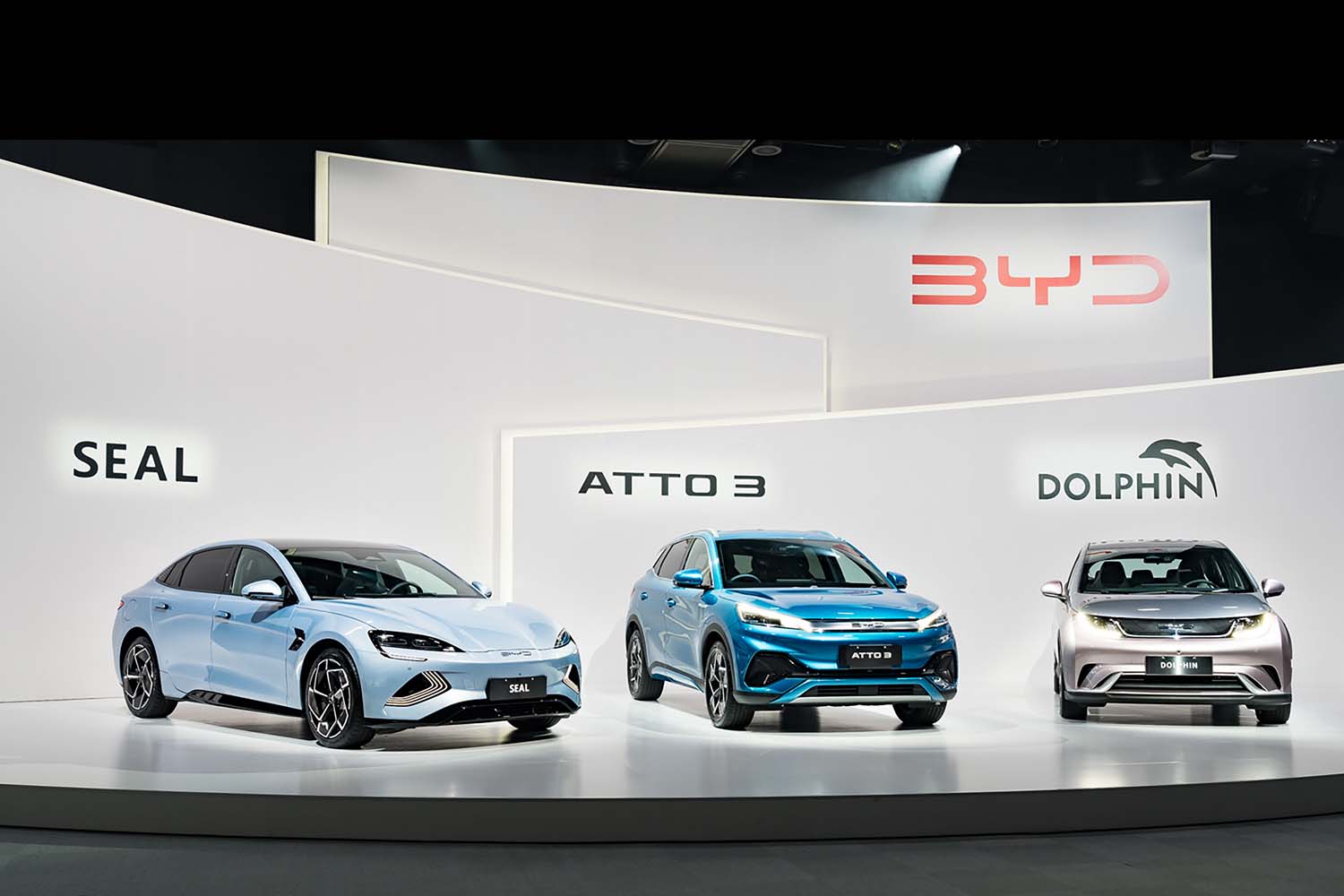 BYDシールとATTO 3とドルフィン