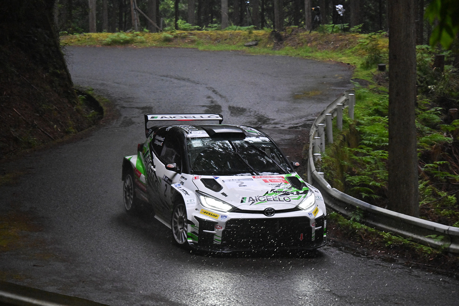 JN-1クラスに参戦するRally Team AICELLO2号車「AICELLO速心DLヤリスRally2」