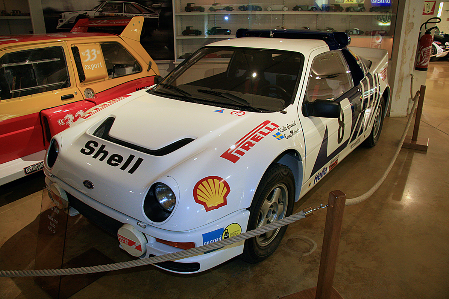 フォードRS200のフロントスタイリング