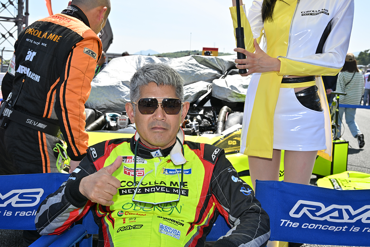 富士スピードウェイでの織戸選手