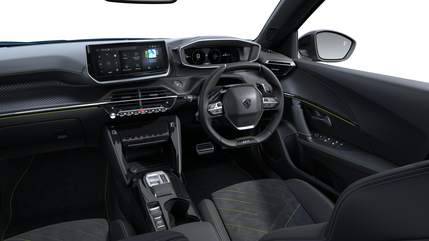 「Peugeot 2008 GT Obsession Blue」の室内
