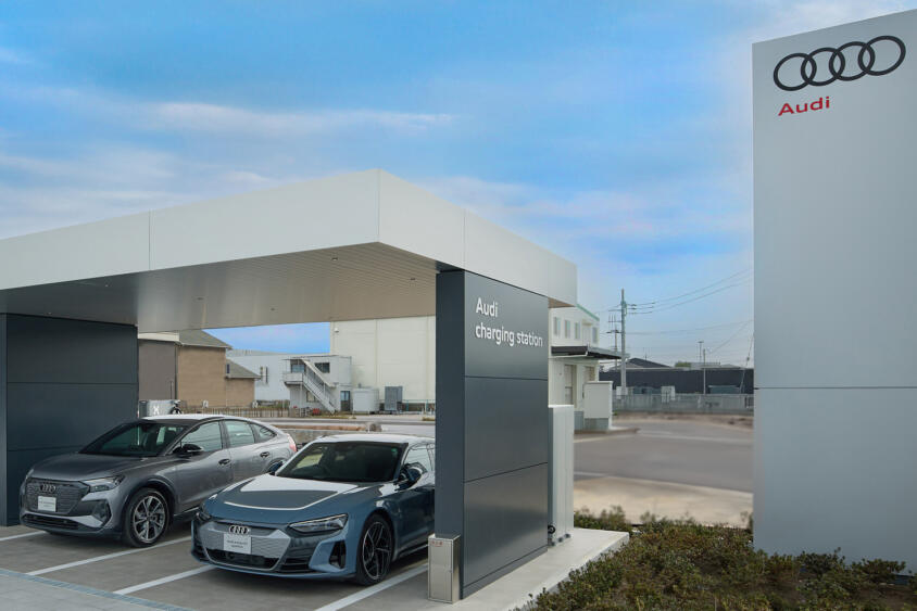 150kW級の爆速急速充電器があらゆるEVで利用可能になった！　「Audi charging station厚木」をすべてのEVユーザーに開放