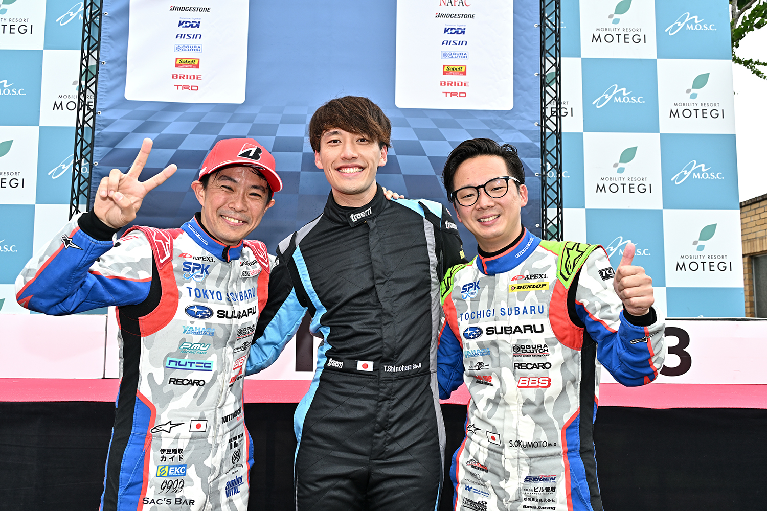 TGR GR86/BRZ Cupに参戦する井口選手と篠原選手と奥本選手