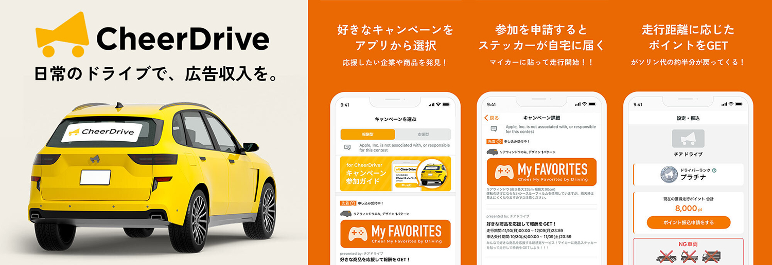 マイカー広告のイメージ