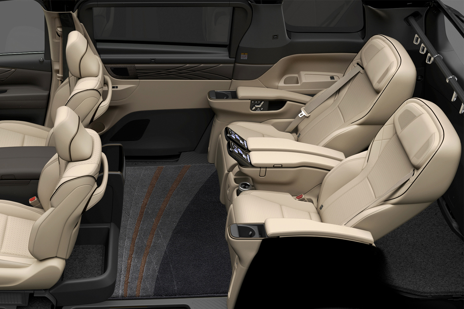 トヨタ・アルファードPHEV スペースラウンジの車内 〜 画像12