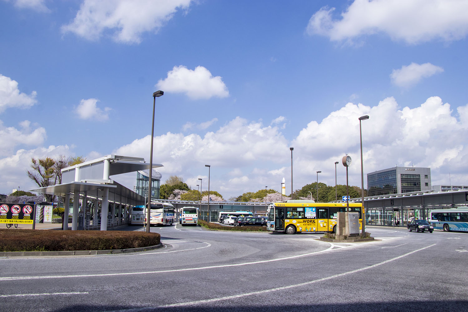 つくば市のバス停