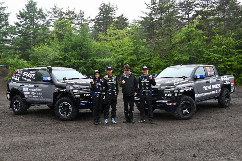 哀川翔が率いるラリーチームはトライトンとランクルプラドで挑む！　XCRスプリントカップとアジアクロスカントリーラリーに参戦