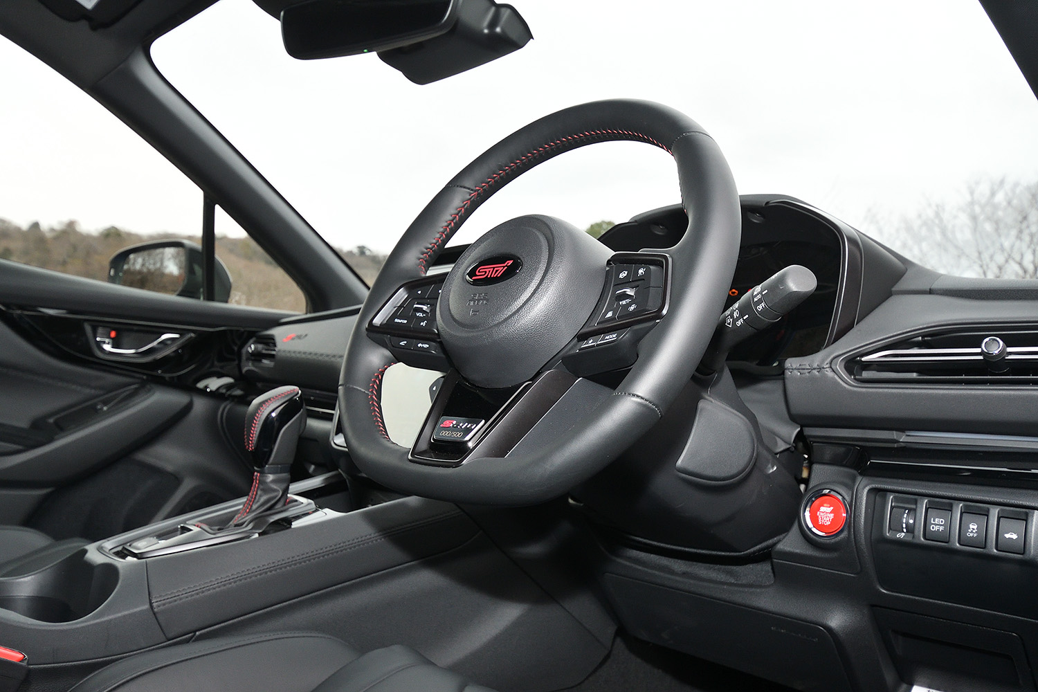 スバルS210プロトタイプのステアリング