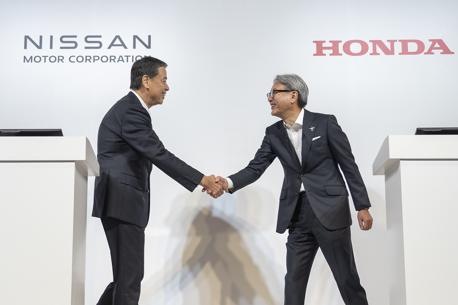 次世代SDV事業での提携を結んだときの日産とホンダ