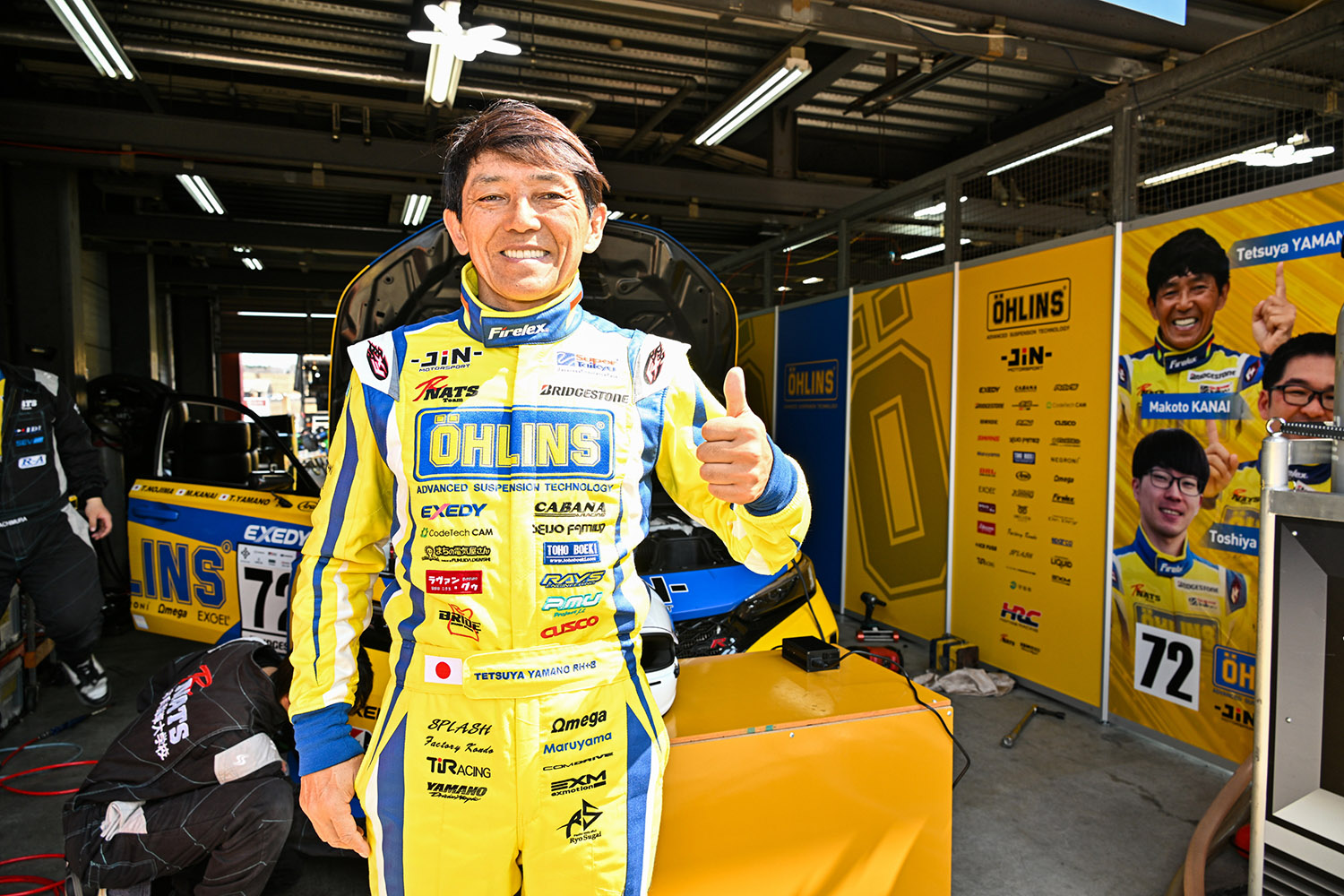 スーパー耐久に参戦したときの山野哲也選手