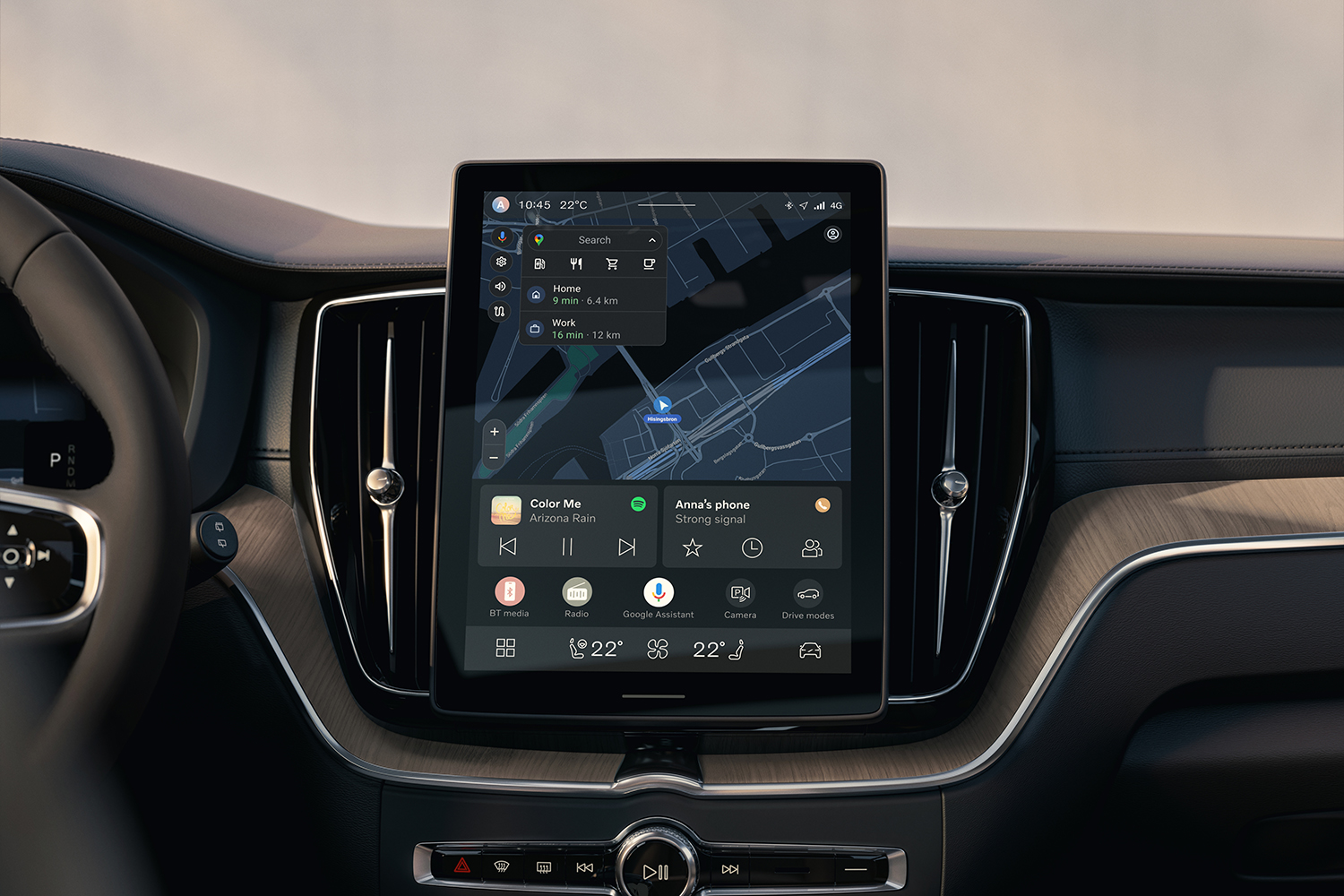 新型ボルボXC60の刷新されたインフォテインメントシステム