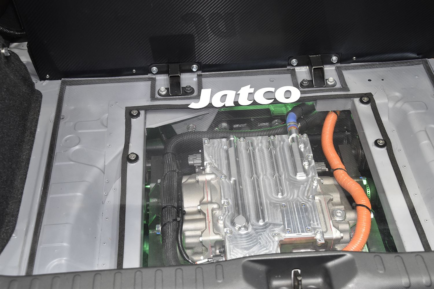 ジヤトコがeアクスルを搭載した試作車を開発 〜 画像4