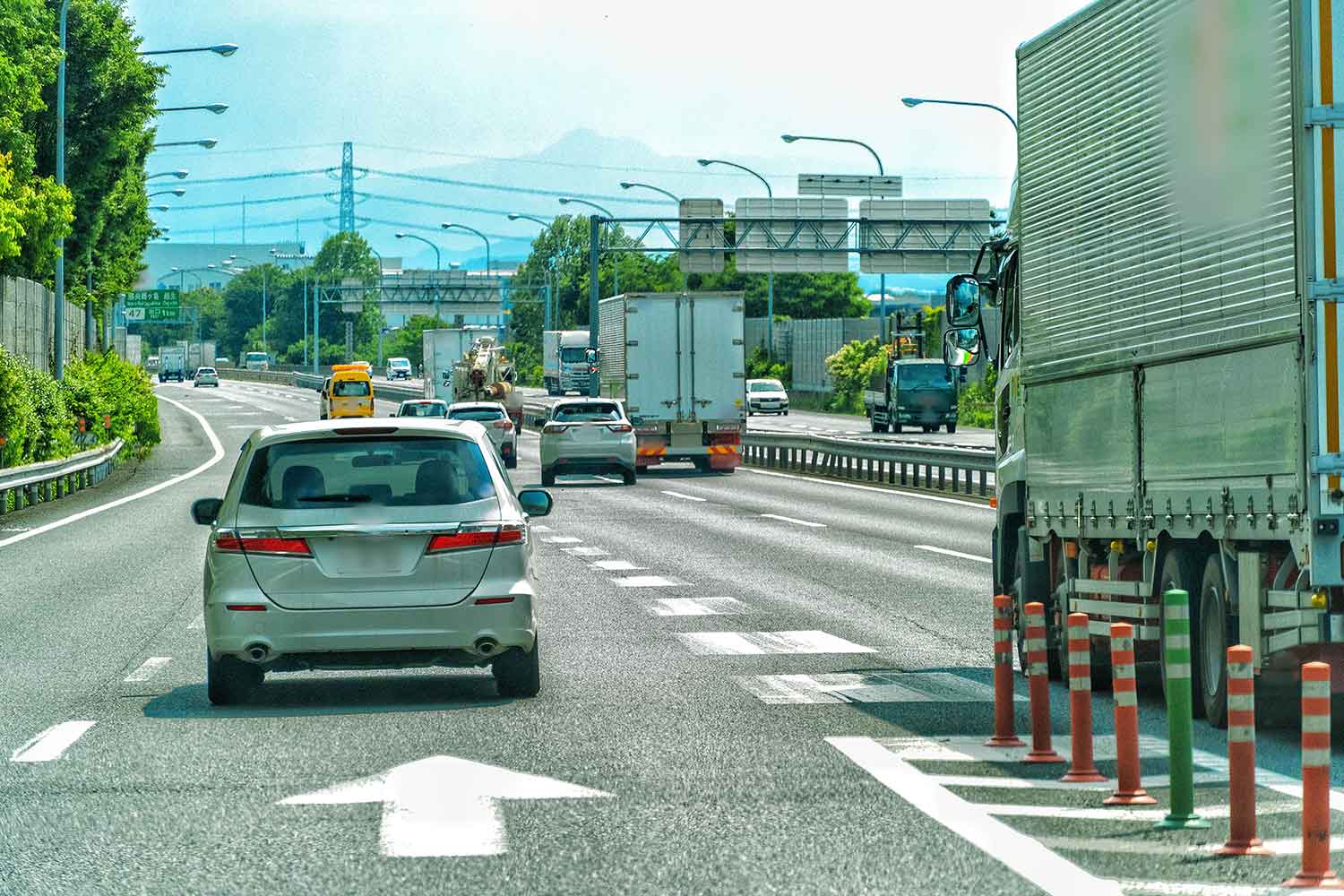 高速道路での合流のイメージ