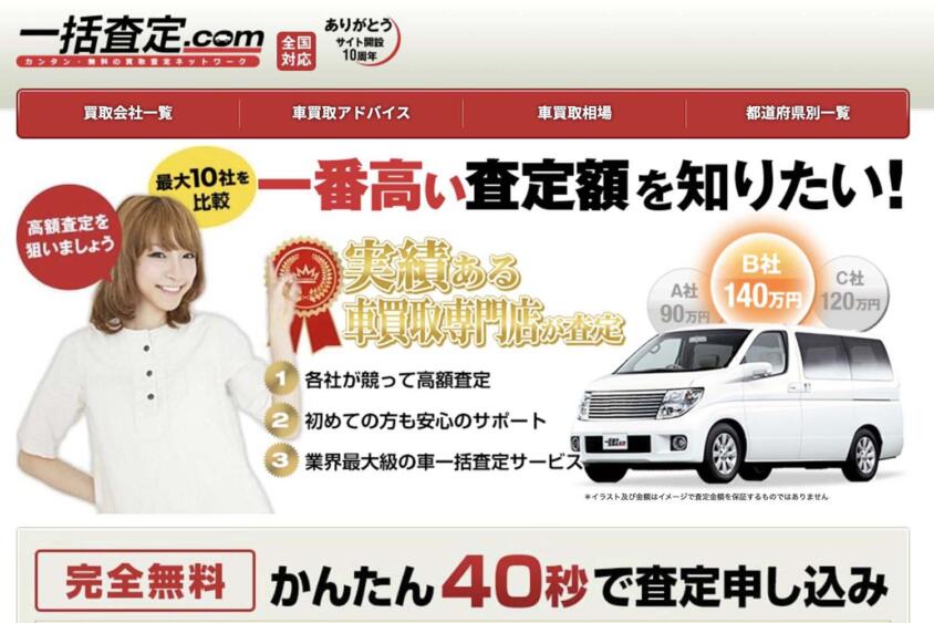 一括査定.comの利用はおすすめ？　口コミや評判や特徴について紹介