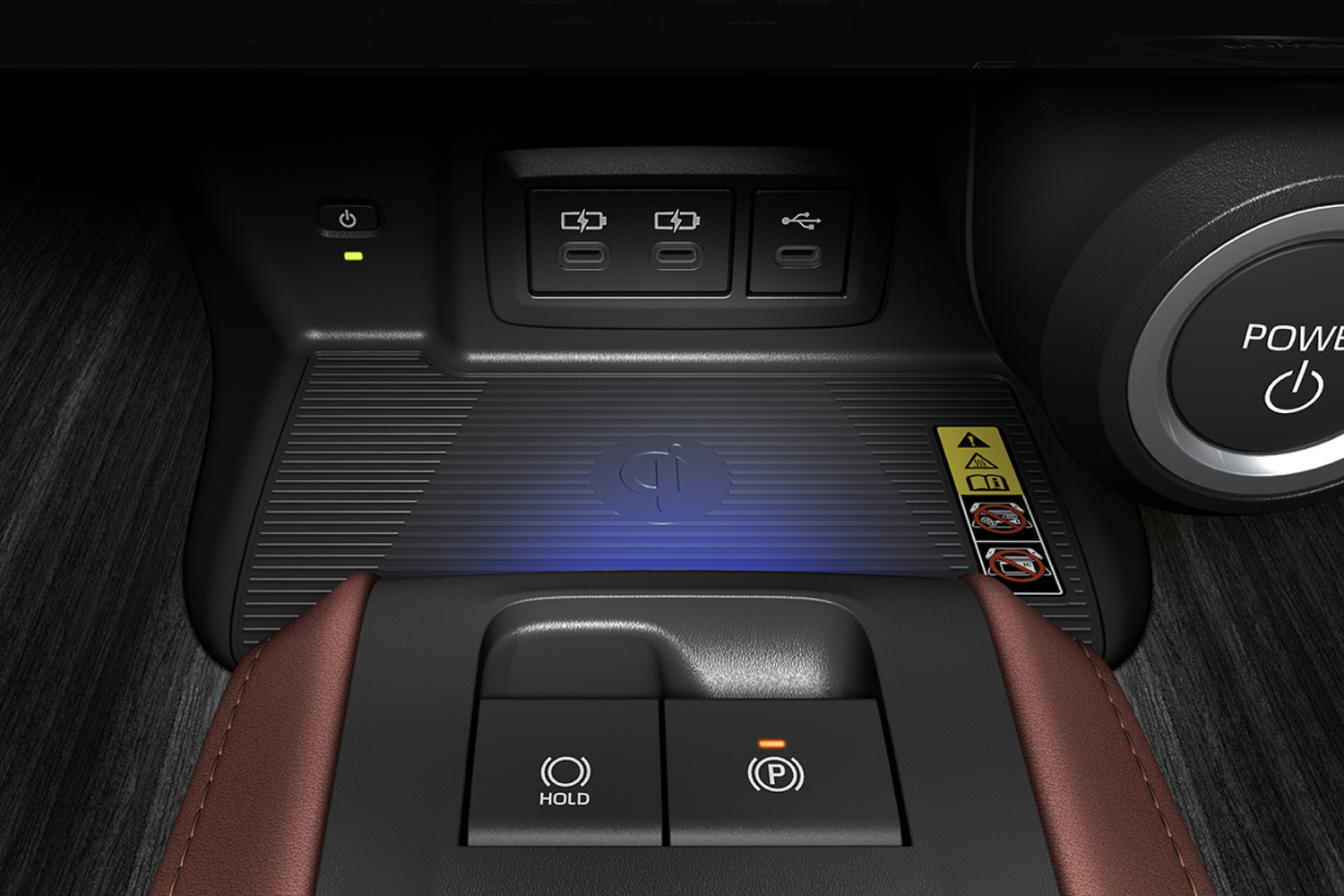 トヨタ・ハリアーZ“Leather Package”グレードの「おくだけ充電」 〜 画像9