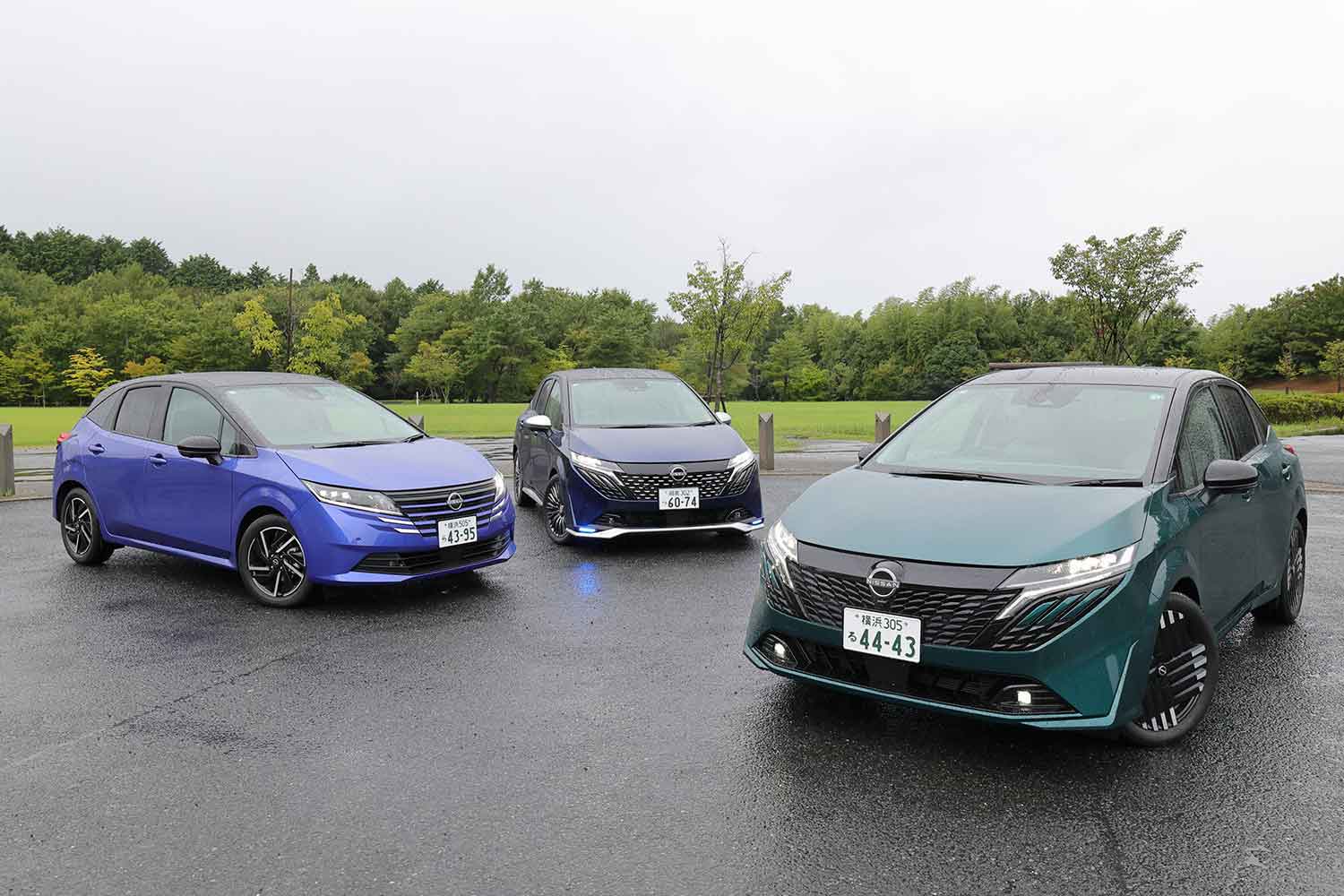 国内での売れ筋車種であるノート／ノートオーラ