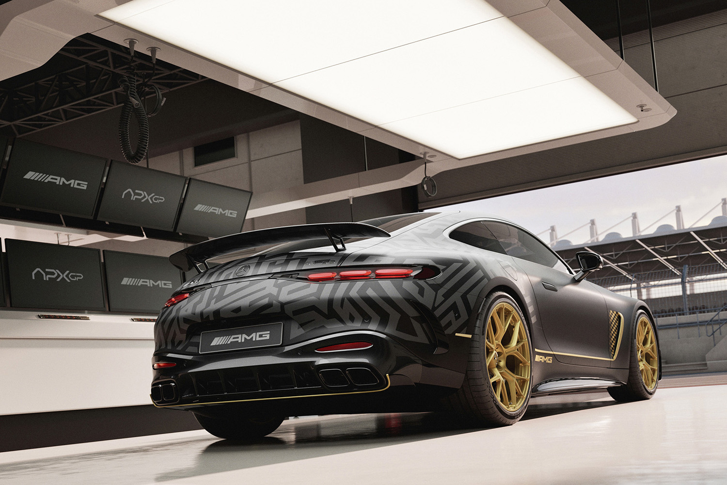 メルセデスAMG GT 63 4MATIC+ APXGPエディションのリヤスタイリング