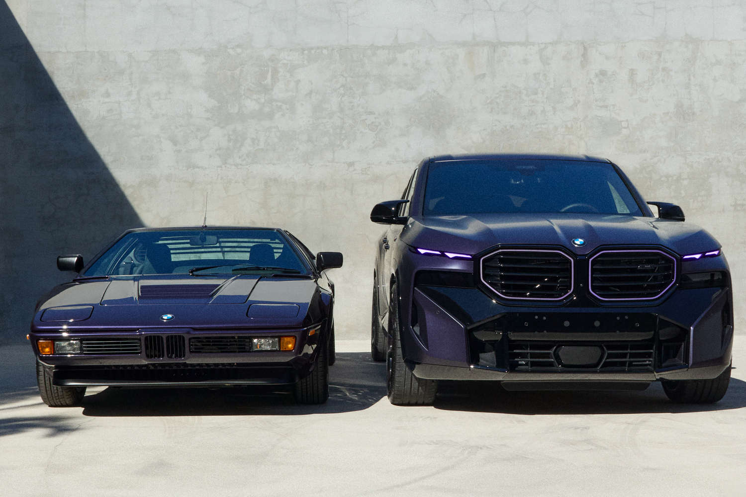 BMW XM Kith ConceptとBMW M1 E26 by Ronnie Fiegのフロントスタイル