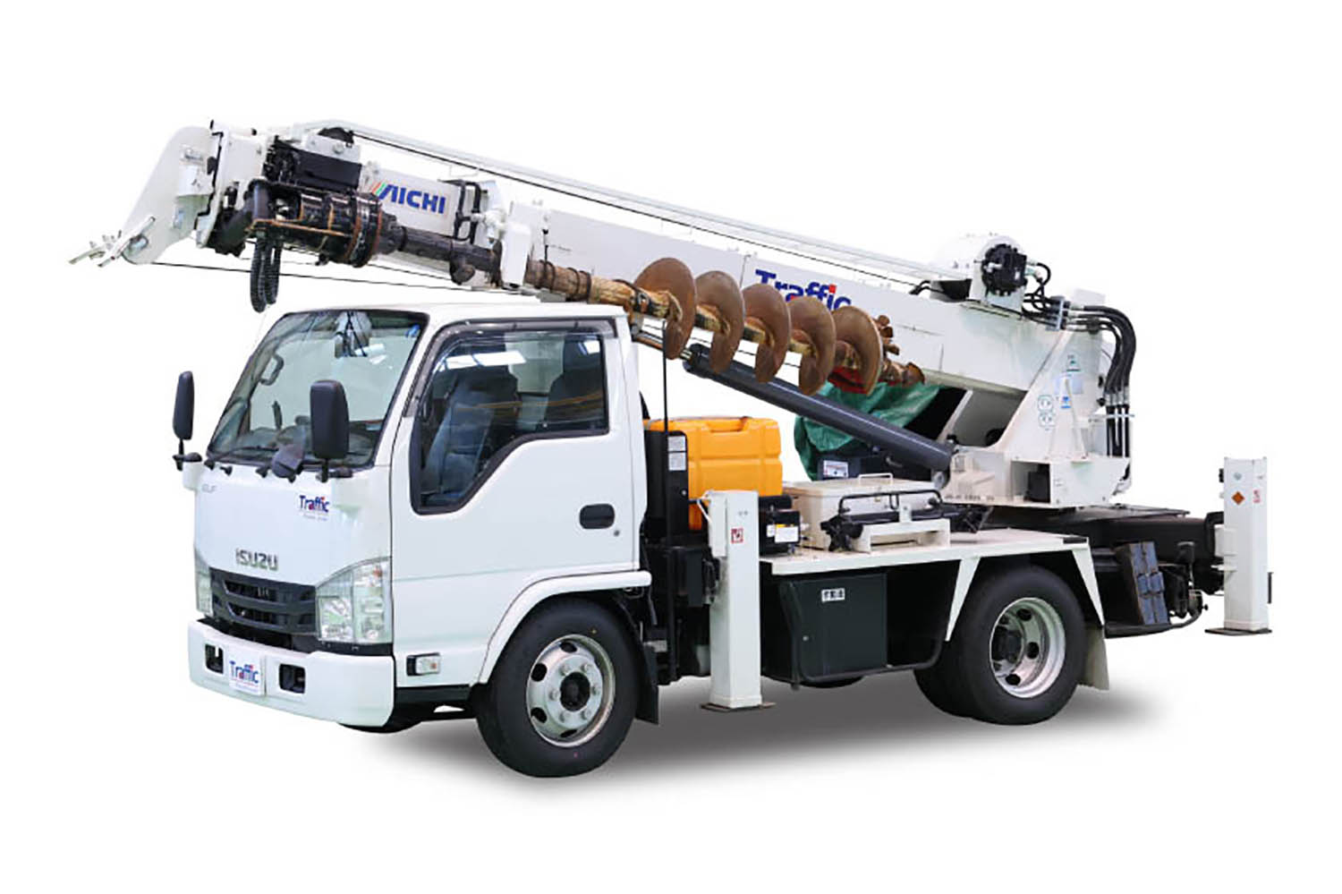 穴掘建柱車
