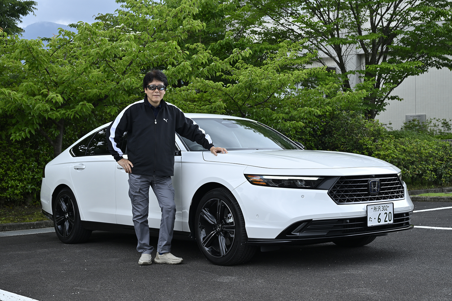 ホンダ・アコードと中谷明彦さん