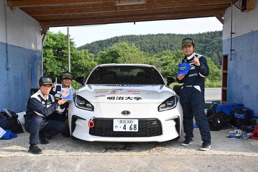 「フォーミュラジムカーナ」激戦のRd.2を勝ち抜いたのは初参戦の明治大学！　女子クラスは上智大学の遠藤汐里さんが制覇!!