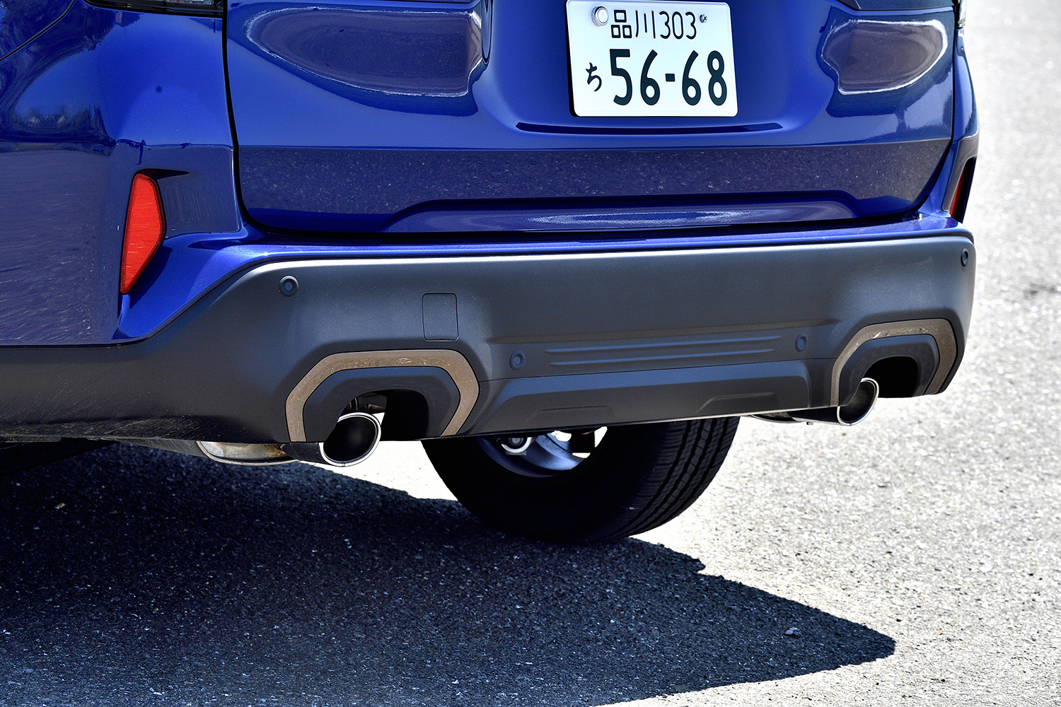 新型フォレスターSPORT EXのマフラー部