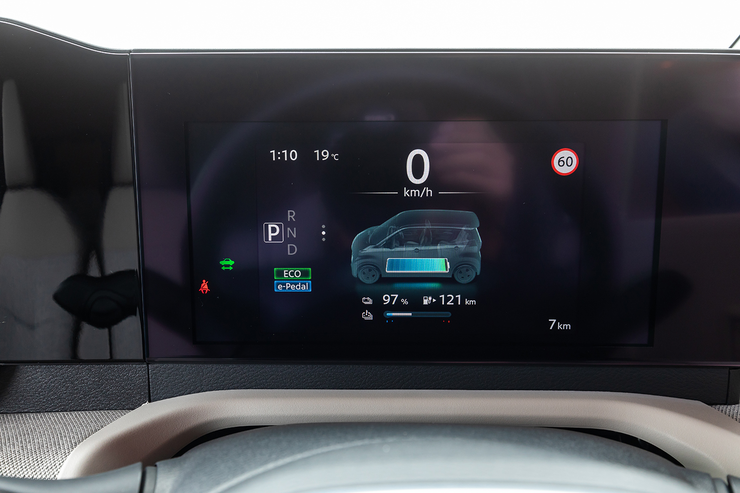 日産サクラのメーター標示 〜 画像1