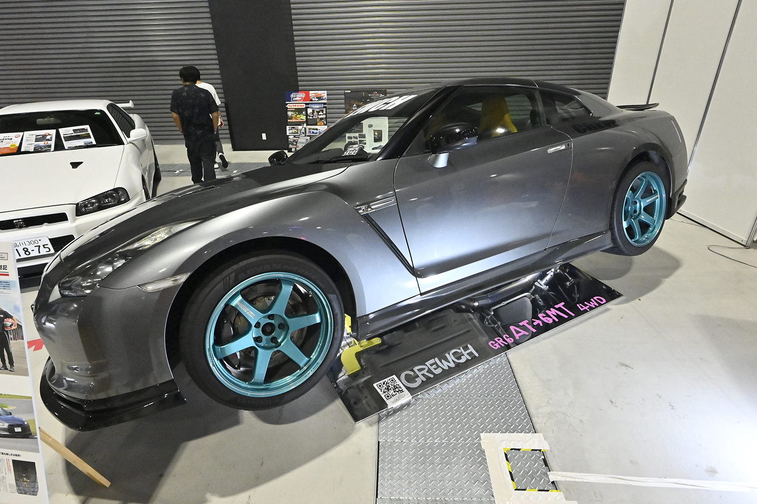 R34型GT-Rのゲトラグ6速MTを移植した「クルウチ」のR35型GT-R