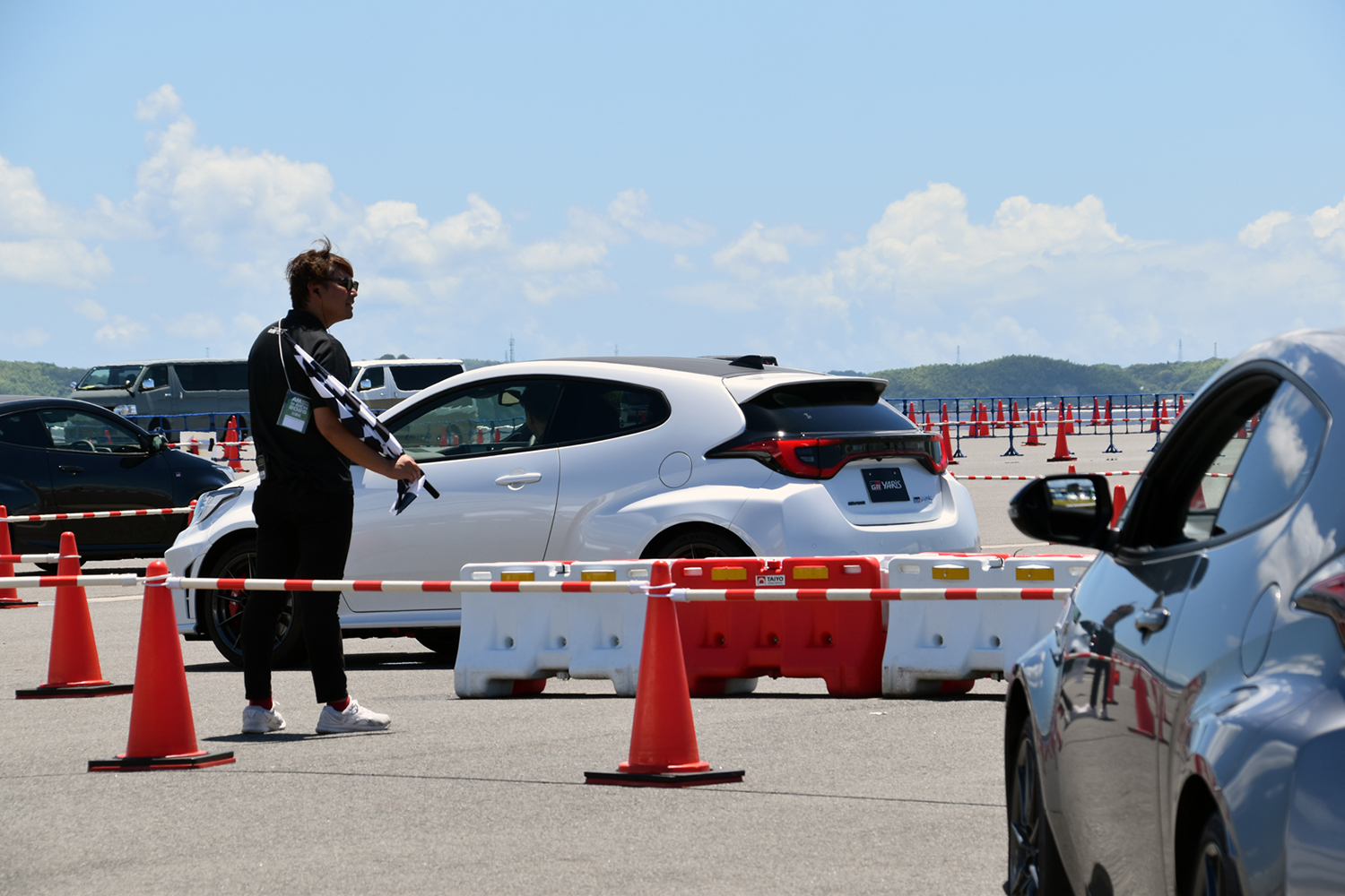 オートメッセ in 愛知 2025のTOYOTA GAZOO Racingによる進化型GRヤリス／GR86試乗会