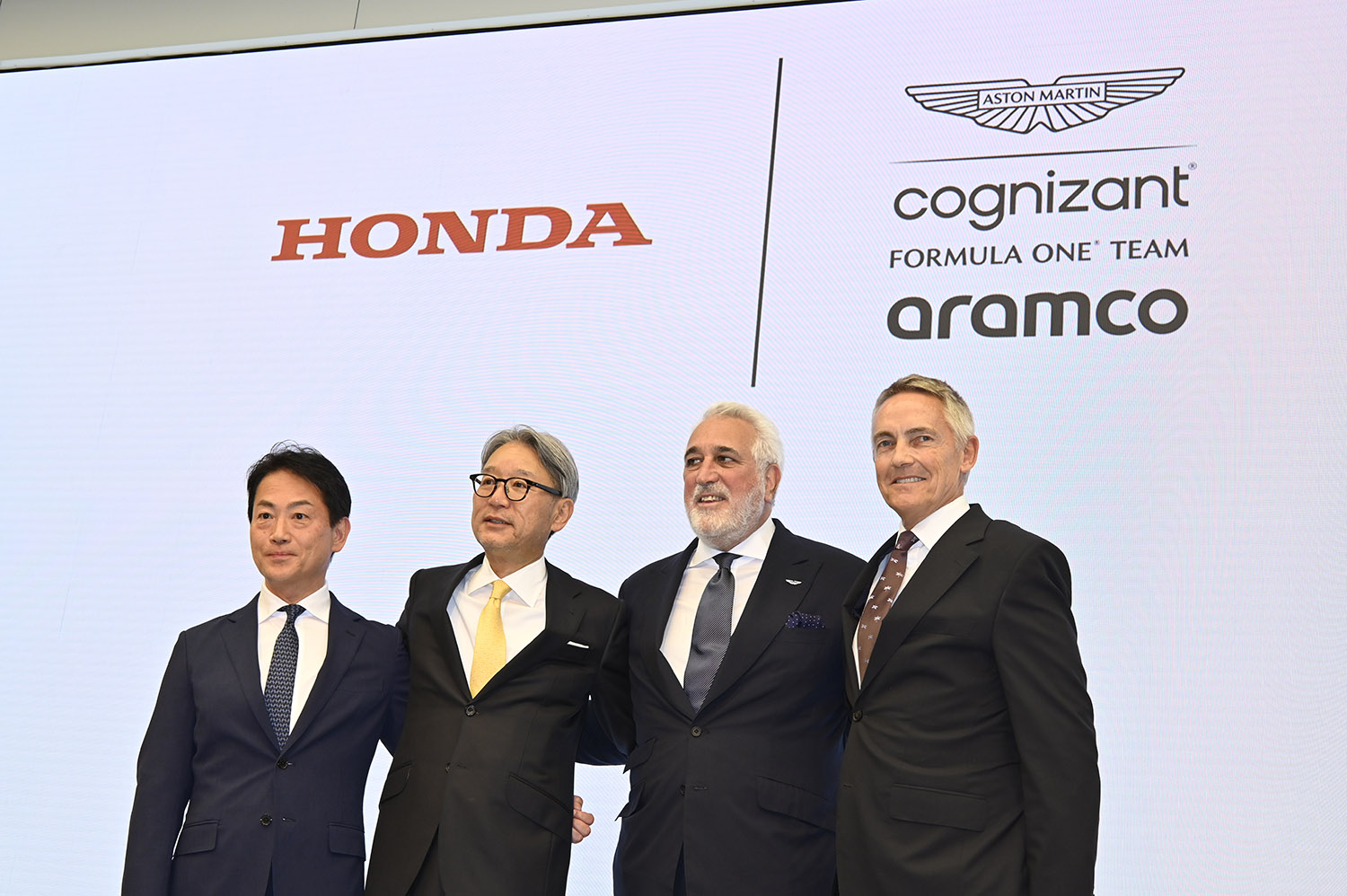ホンダとアストンマーティンレーシングの合同記者会見