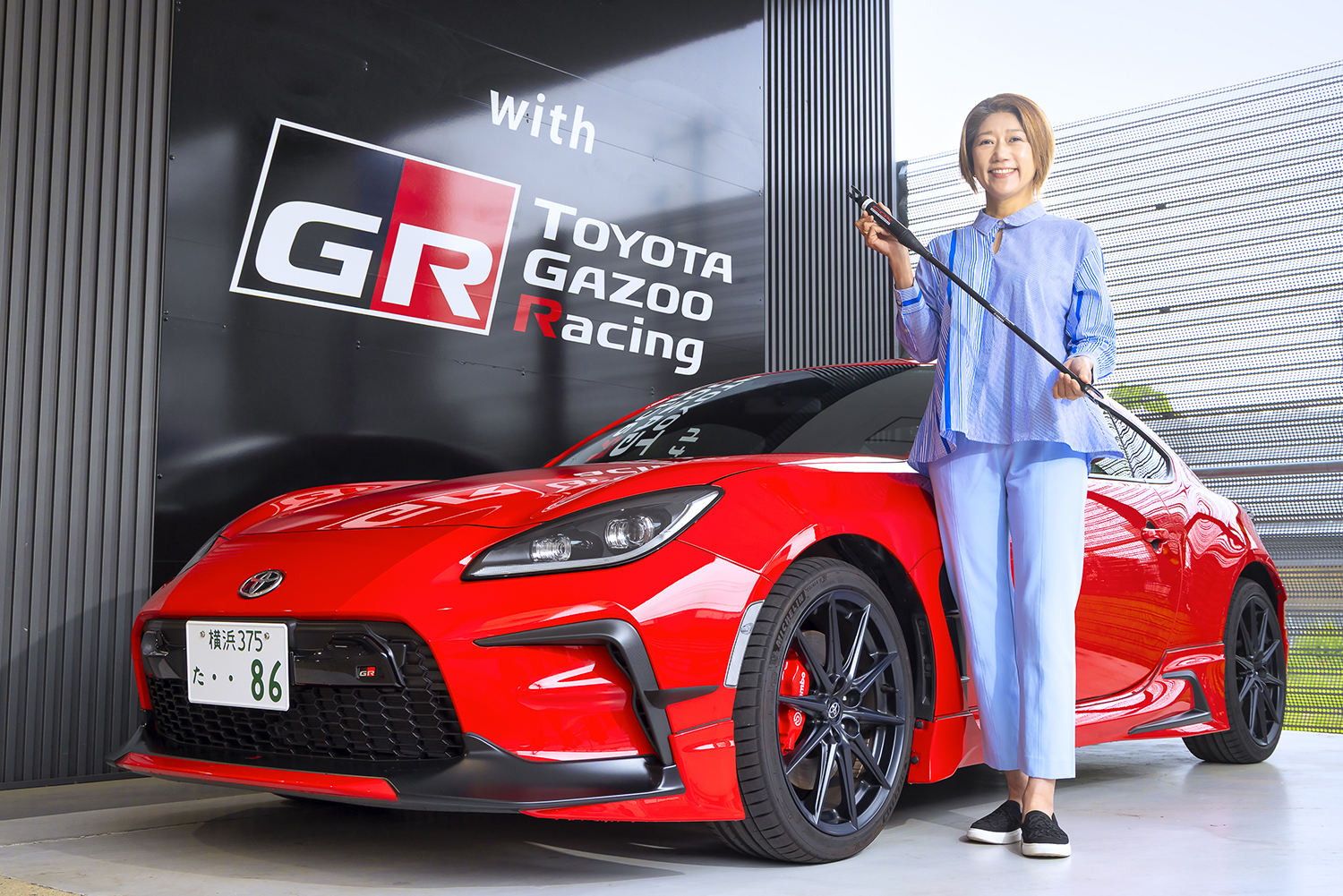 COXボディダンパーの効果を佐藤久美さんが試す