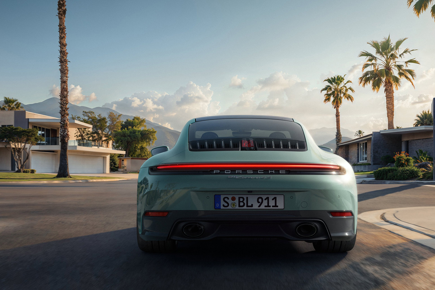 ポルシェ911カレラ4Sのリヤスタイリング