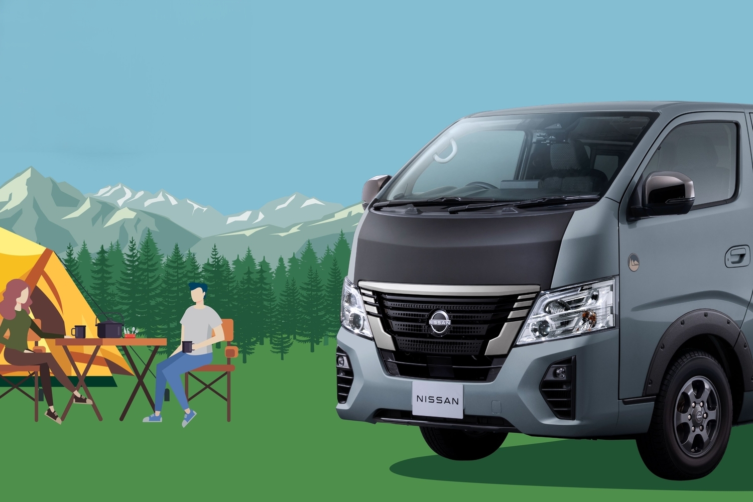 「SOTOASOBIパッケージ」で日産キャラバンを“外遊び仕様”にカスタム　　