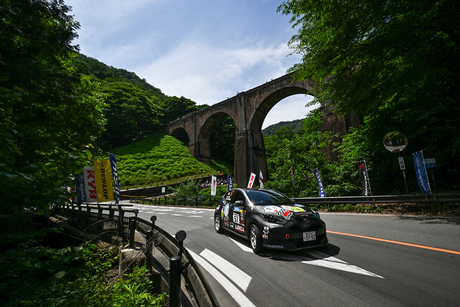 小川由起選手の駆るトヨタ・ヤリス
