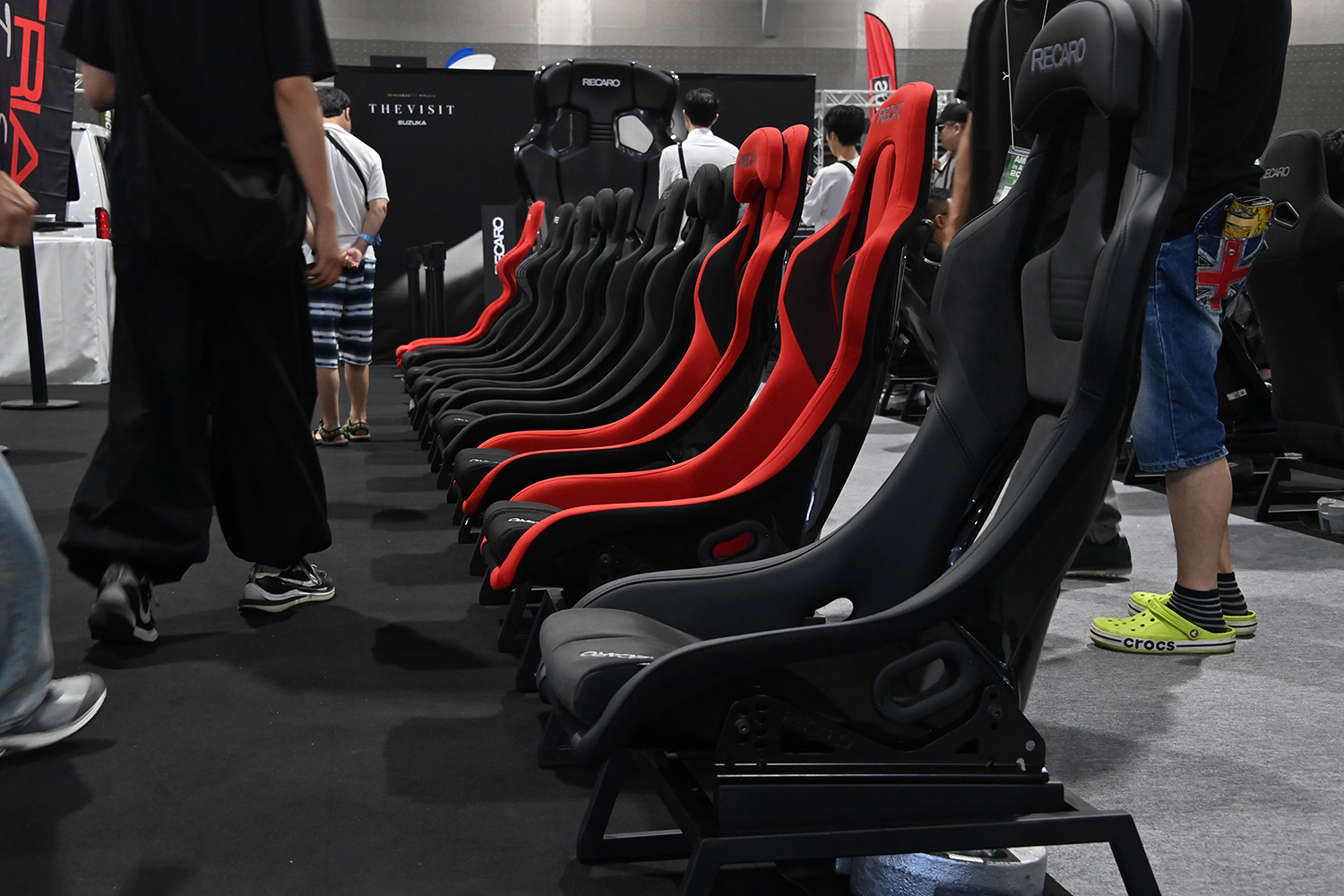 オートメッセin愛知の「THE VISIT SUZUKA」ブース
