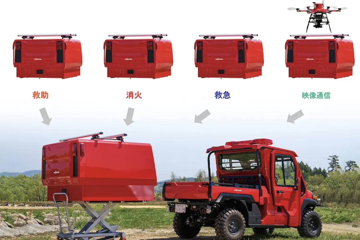 どんな場所にでも駆け付ける最強の消防車「Red Ladybug」 〜 画像7