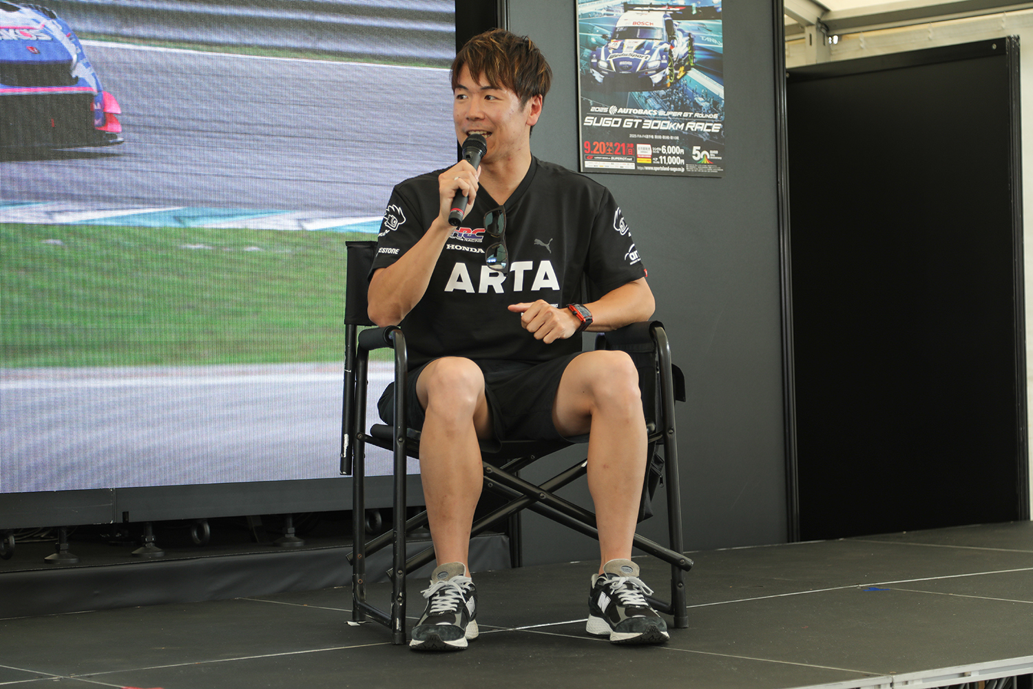 SUPER GT EXPERIENCE サーキットに行こう!! in スーパーオートバックス・仙台泉加茂のトークショーに参加する大津選手 〜 画像113