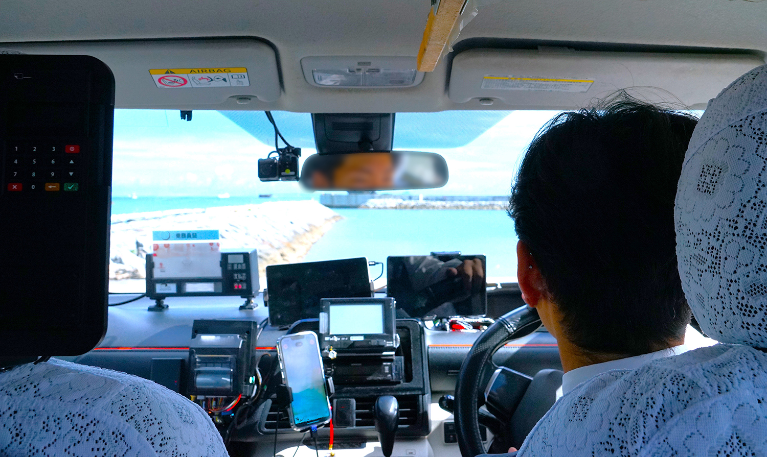 タクシーの車内イメージ