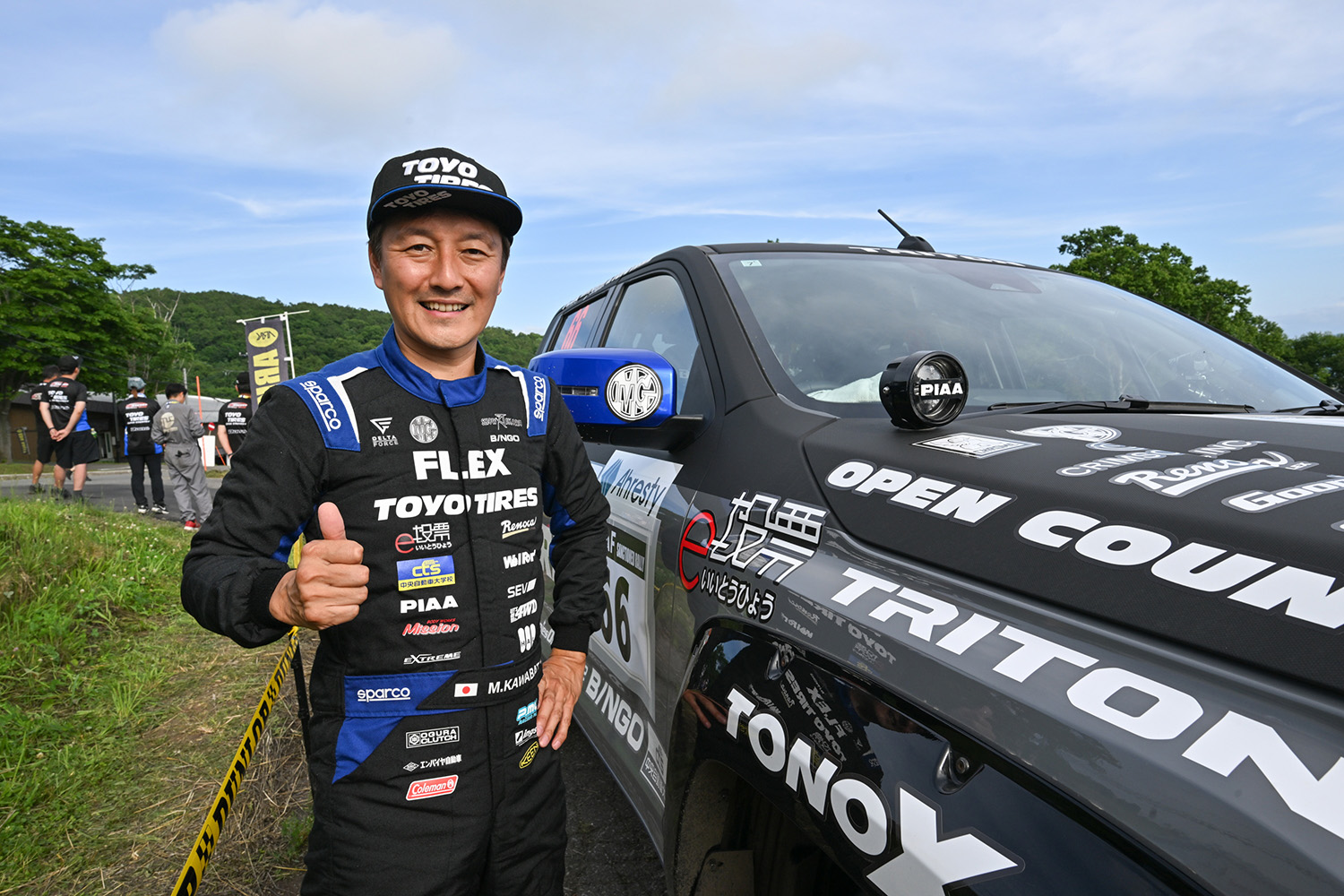 「FLEX翔　TOYOTIRESトライトン」川畑真人選手