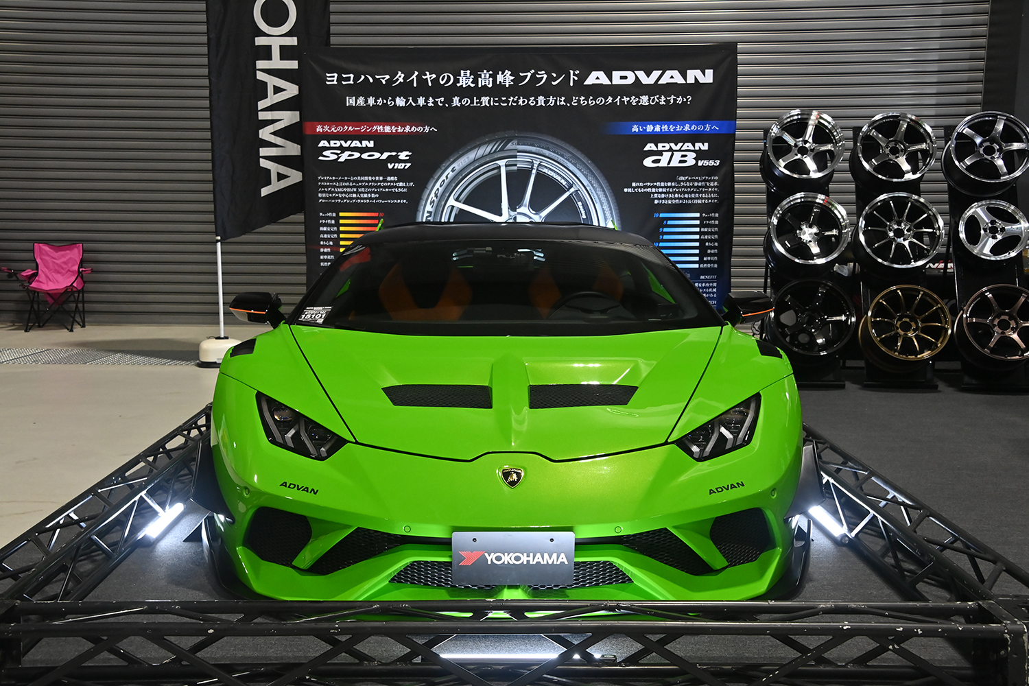 最新のタイヤに未販売の新作ホイールが並ぶヨコハマタイヤブースは必見【AMA2025】